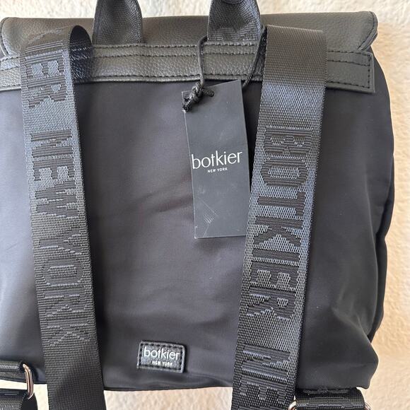 NWT Botkier New York Trigger Mini Black Nylon Backpack Black - Picture 3 of 8